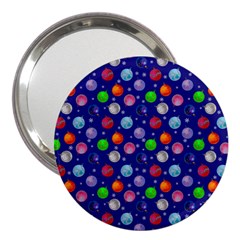 Christmas Balls 3  Handbag Mirrors by SychEva