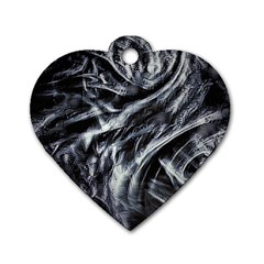 Giger Love Letter Dog Tag Heart (two Sides) by MRNStudios