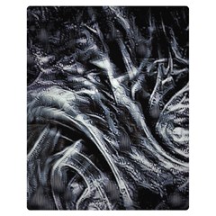 Giger Love Letter Double Sided Flano Blanket (medium)  by MRNStudios