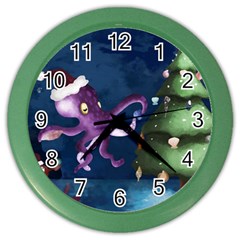 Octopus Color Color Wall Clock by Blueketchupshop