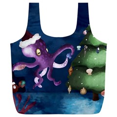 Octopus Color Full Print Recycle Bag (xl) by Blueketchupshop