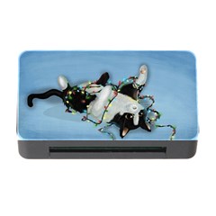 Christmas Cat Memory Card Reader With Cf by Blueketchupshop