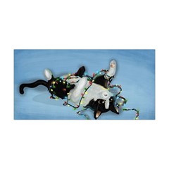 Christmas Cat Yoga Headband by Blueketchupshop