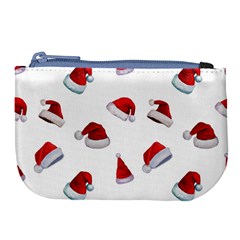 Red Christmas Hats Large Coin Purse