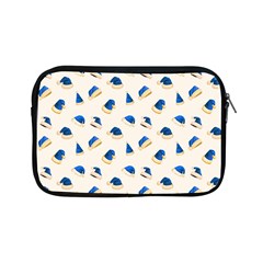 Blue Christmas Hats Apple Ipad Mini Zipper Cases by SychEva