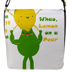 Lemon Over Pear Flap Closure Messenger Bag (s) by LemonPear