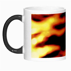 Red  Waves Abstract Series No13 Morph Mugs by DimitriosArt