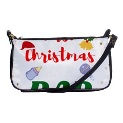 First Christmas As A Dad Shoulder Clutch Bag