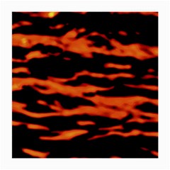 Red  Waves Abstract Series No9 Medium Glasses Cloth (2 Sides) by DimitriosArt