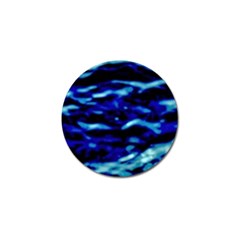 Blue Waves Abstract Series No8 Golf Ball Marker