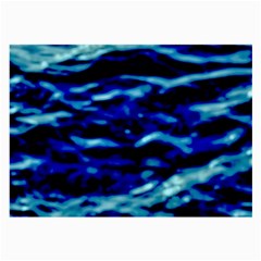 Blue Waves Abstract Series No8 Large Glasses Cloth (2 Sides)