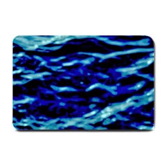 Blue Waves Abstract Series No8 Small Doormat 