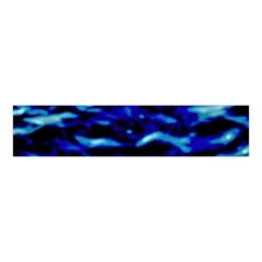 Blue Waves Abstract Series No8 Velvet Scrunchie