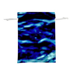 Blue Waves Abstract Series No8 Lightweight Drawstring Pouch (M)