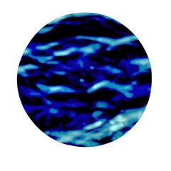 Blue Waves Abstract Series No8 Mini Round Pill Box (Pack of 5)