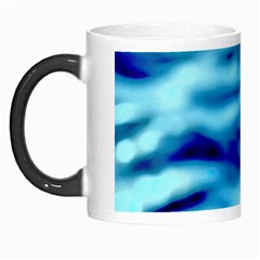 Blue Waves Abstract Series No4 Morph Mugs by DimitriosArt