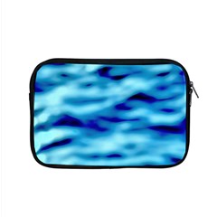 Blue Waves Abstract Series No4 Apple Macbook Pro 15  Zipper Case by DimitriosArt