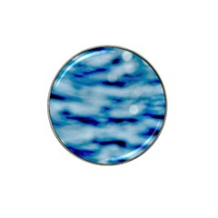 Blue Waves Abstract Series No5 Hat Clip Ball Marker (4 Pack) by DimitriosArt