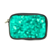 Light Reflections Abstract No9 Turquoise Coin Purse by DimitriosArt