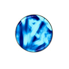 Blue Abstract 2 Hat Clip Ball Marker by DimitriosArt