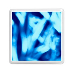 Blue Abstract 2 Memory Card Reader (square) by DimitriosArt