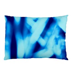 Blue Abstract 2 Pillow Case (two Sides) by DimitriosArt