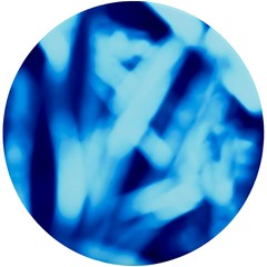 Blue Abstract 2 Uv Print Round Tile Coaster