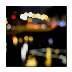 City Lights Tile Coaster by DimitriosArt