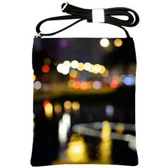 City Lights Shoulder Sling Bag by DimitriosArt