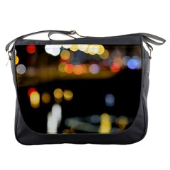 City Lights Messenger Bag by DimitriosArt