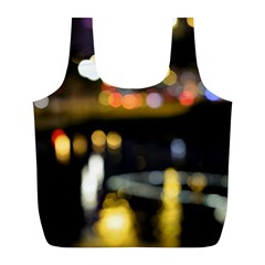 City Lights Full Print Recycle Bag (l) by DimitriosArt