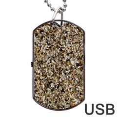 Universe Pattern Dog Tag Usb Flash (two Sides) by DimitriosArt