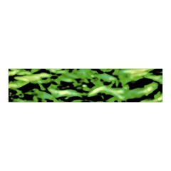 Green  Waves Abstract Series No11 Velvet Scrunchie by DimitriosArt