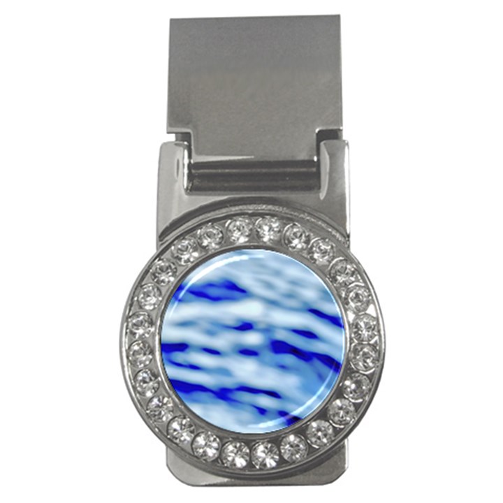 Blue Waves Abstract Series No10 Money Clips (CZ) 