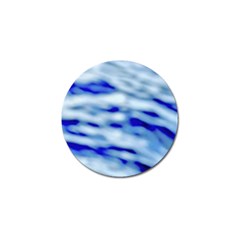 Blue Waves Abstract Series No10 Golf Ball Marker (10 Pack) by DimitriosArt