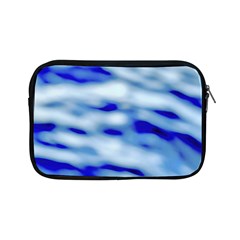 Blue Waves Abstract Series No10 Apple Ipad Mini Zipper Cases by DimitriosArt