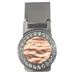 Pink  Waves Abstract Series No6 Money Clips (cz)  by DimitriosArt