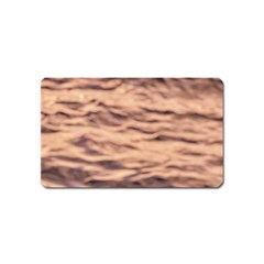 Pink  Waves Abstract Series No5 Magnet (name Card) by DimitriosArt