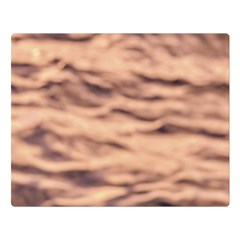 Pink  Waves Abstract Series No5 Double Sided Flano Blanket (large)  by DimitriosArt