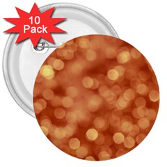 Light Reflections Abstract No7 Peach 3  Buttons (10 Pack)  by DimitriosArt