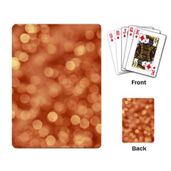 Light Reflections Abstract No7 Peach Playing Cards Single Design (rectangle) by DimitriosArt