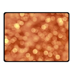 Light Reflections Abstract No7 Peach Fleece Blanket (small) by DimitriosArt