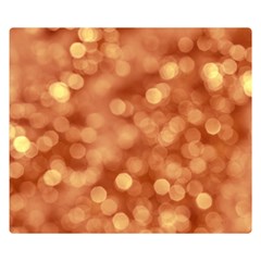 Light Reflections Abstract No7 Peach Double Sided Flano Blanket (small)  by DimitriosArt