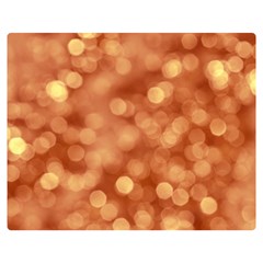 Light Reflections Abstract No7 Peach Double Sided Flano Blanket (medium)  by DimitriosArt