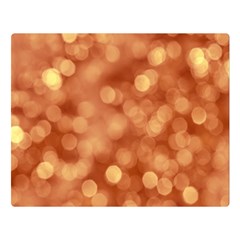 Light Reflections Abstract No7 Peach Double Sided Flano Blanket (large)  by DimitriosArt