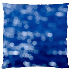 Light Reflections Abstract No2 Large Flano Cushion Case (one Side) by DimitriosArt