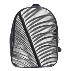 Cycas Leaf The Shadows School Bag (large) by DimitriosArt