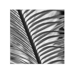 Cycas Leaf The Shadows Small Satin Scarf (square) by DimitriosArt