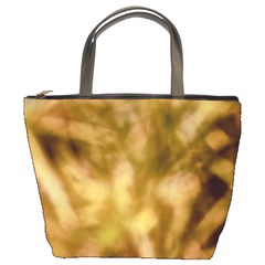 Orange Papyrus Abstract Bucket Bag by DimitriosArt