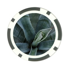 The Agave Heart Under The Light Poker Chip Card Guard by DimitriosArt